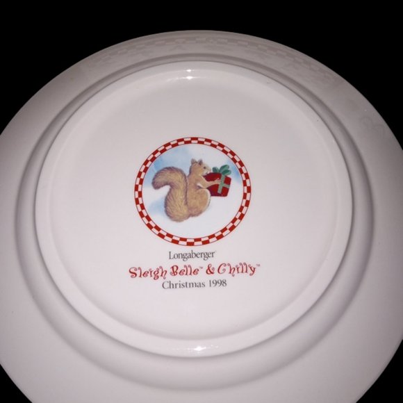 Longaberger Christmas “Milk & Cookies for Santa” gift set 1998 Vintage New - Picture 5 of 6